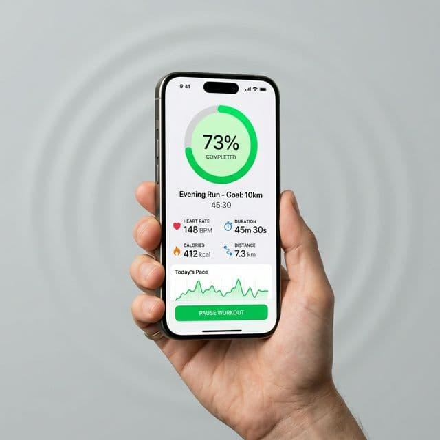 Adaptive Training app screen